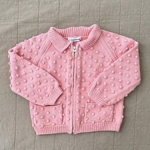 Misha & Puff Popcorn Zip Cardigan - 5-6Y
